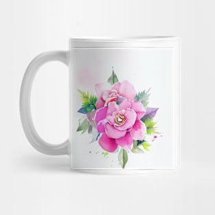 Watercolor Flower Mug